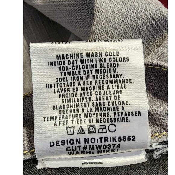 Joe's Jeans Provocateur Skinny Jeans Mid-Rise Nikki Gray 25 - Picture 7 of 8